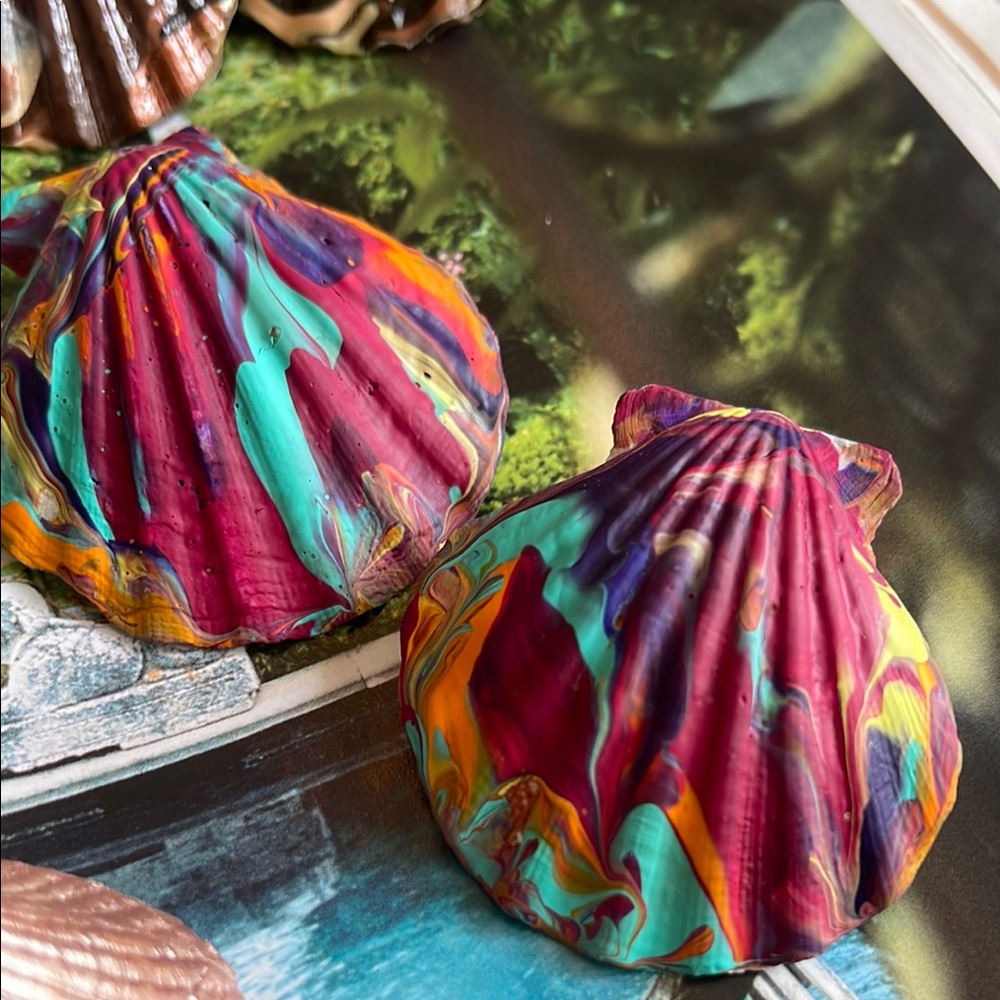 Artistic abstract Hand designed Earrings